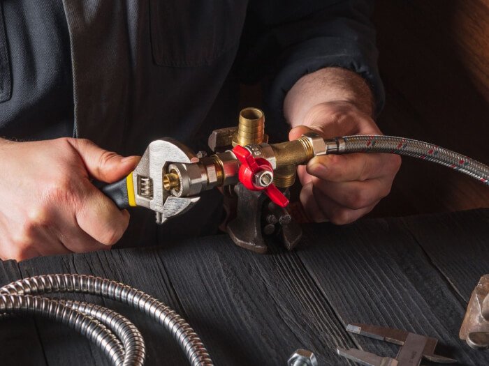 Kitchen plumbing repair